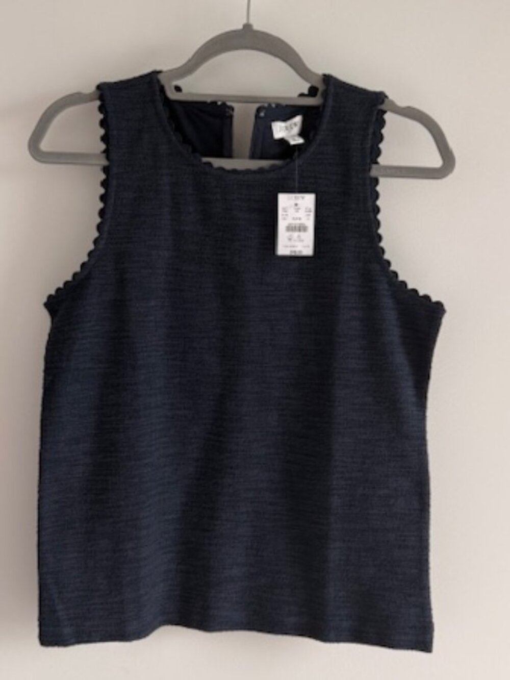 J Crew Dark Blue Top